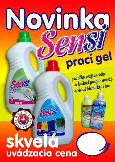 rada výrobkov Sensi - prací gel
